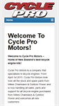 Mobile Screenshot of cyclepromotors.co.nz