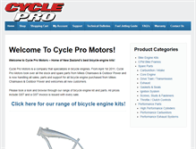 Tablet Screenshot of cyclepromotors.co.nz
